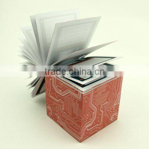 kraft memo holder with pencil