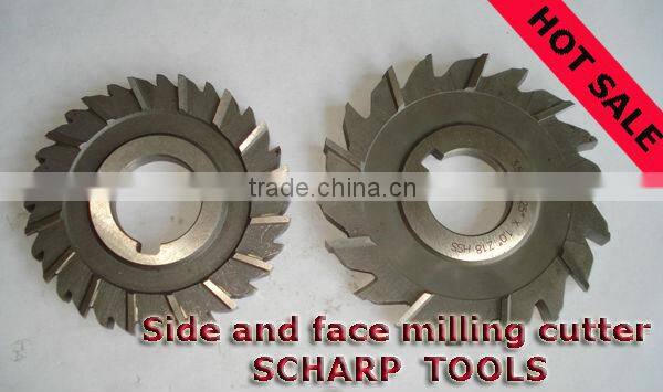 Side and face Milling Cutter Din885 High speed steel