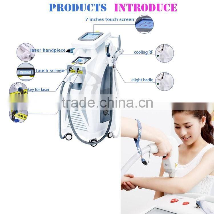 2016 NEW BD-OPT SHR fast hair removal / Nd yag laser tattoo removal machine for skin tightening