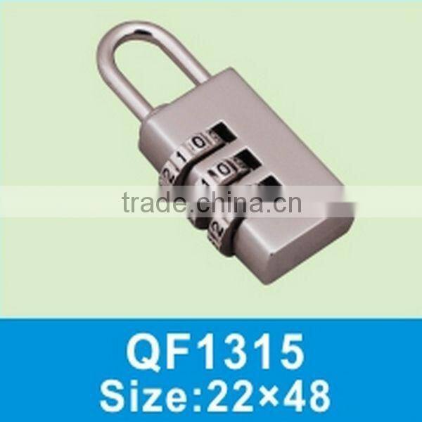 QF1315 hot sale bag accessory lock Combo code lock bag
