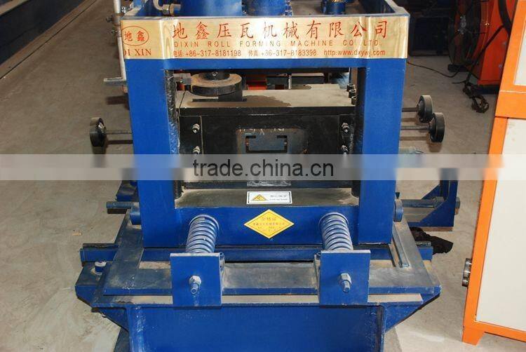 DX Galvanized steel/Aluminum plate C80/300 purlin roll forming machine