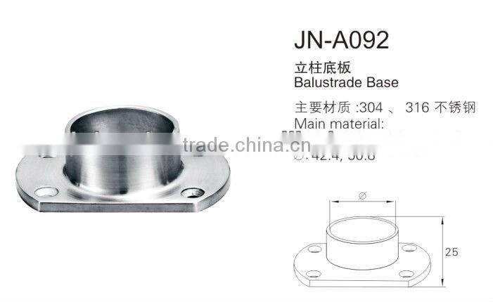 stainless steel handrail base plate/stainless steel handrail base plates/stainless steel handrails base plate