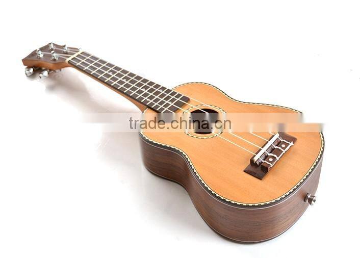 21 " China factory wholesale price high quality solid cedar ukulele (330S-21)