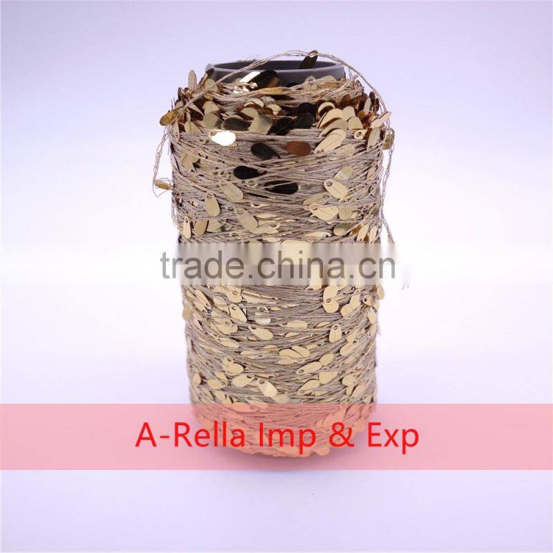 Fancy yarn in 100% polyester yarn