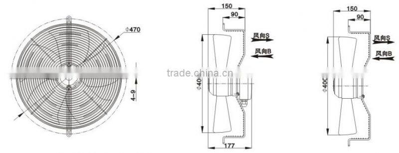 hot new products for 2015 kitchen outer rotor fan electric generator