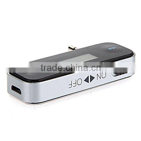 3.5mm Jack FM Radio Transmiter Handsfree Car Kit For Mobilephones/Tablets/Music Player