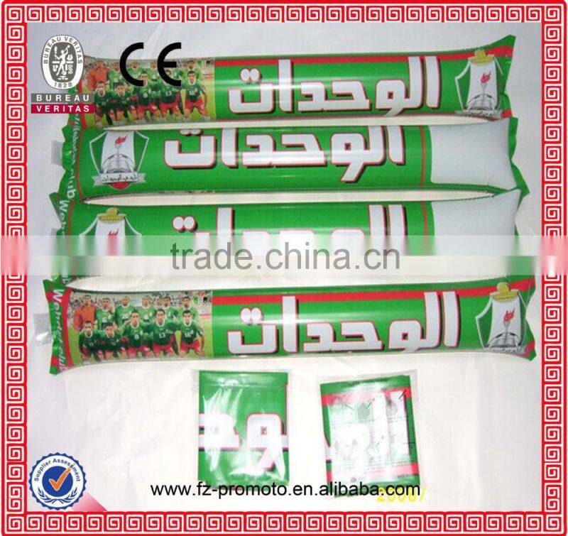 PE inflatable stick, thunder stick, inflatable cheering stick Noise Maker