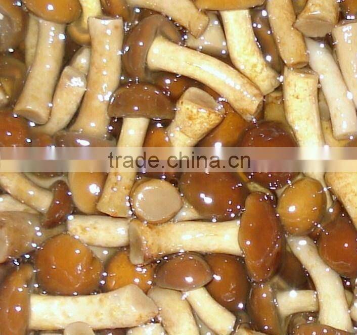 salted nameko mushroom in brine
