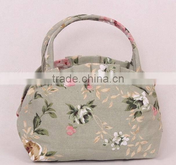 Wholesale Printed Handbag With Flower On Front of Handbag India For Women