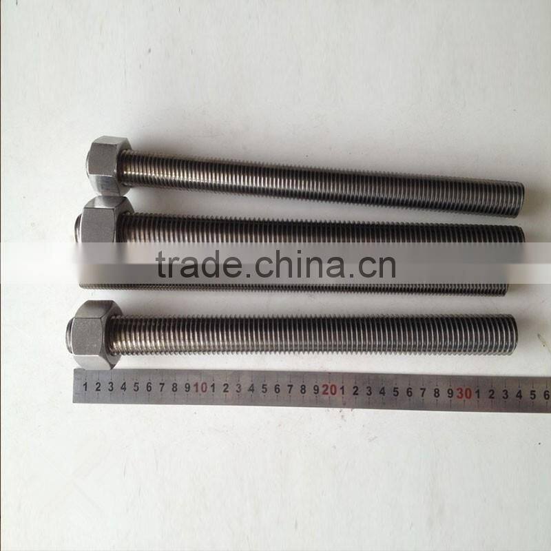 Hastelloy C-22 hardware stainless steel bolt hollow acme threaded rods