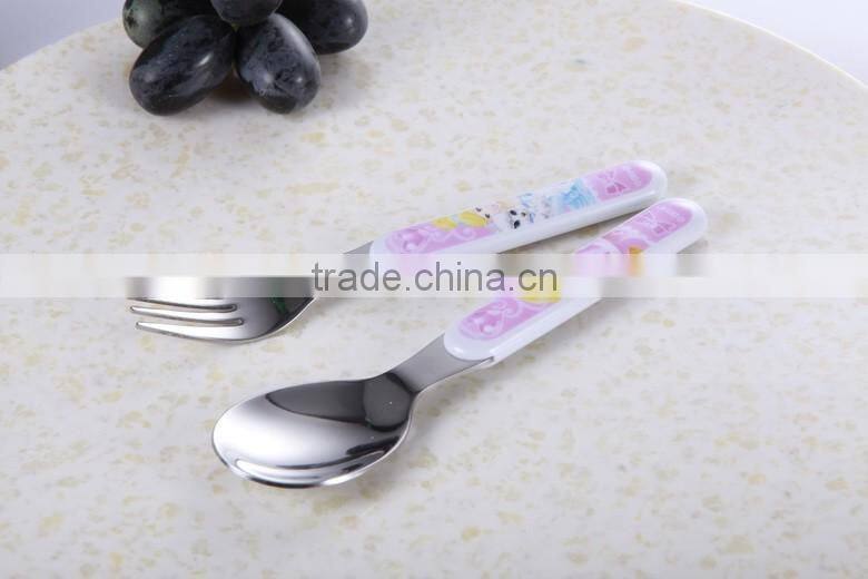 Best selling safe unique gift fork and spoon for kids