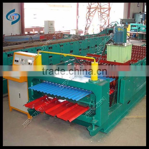 colored steel sheet roll forming machine