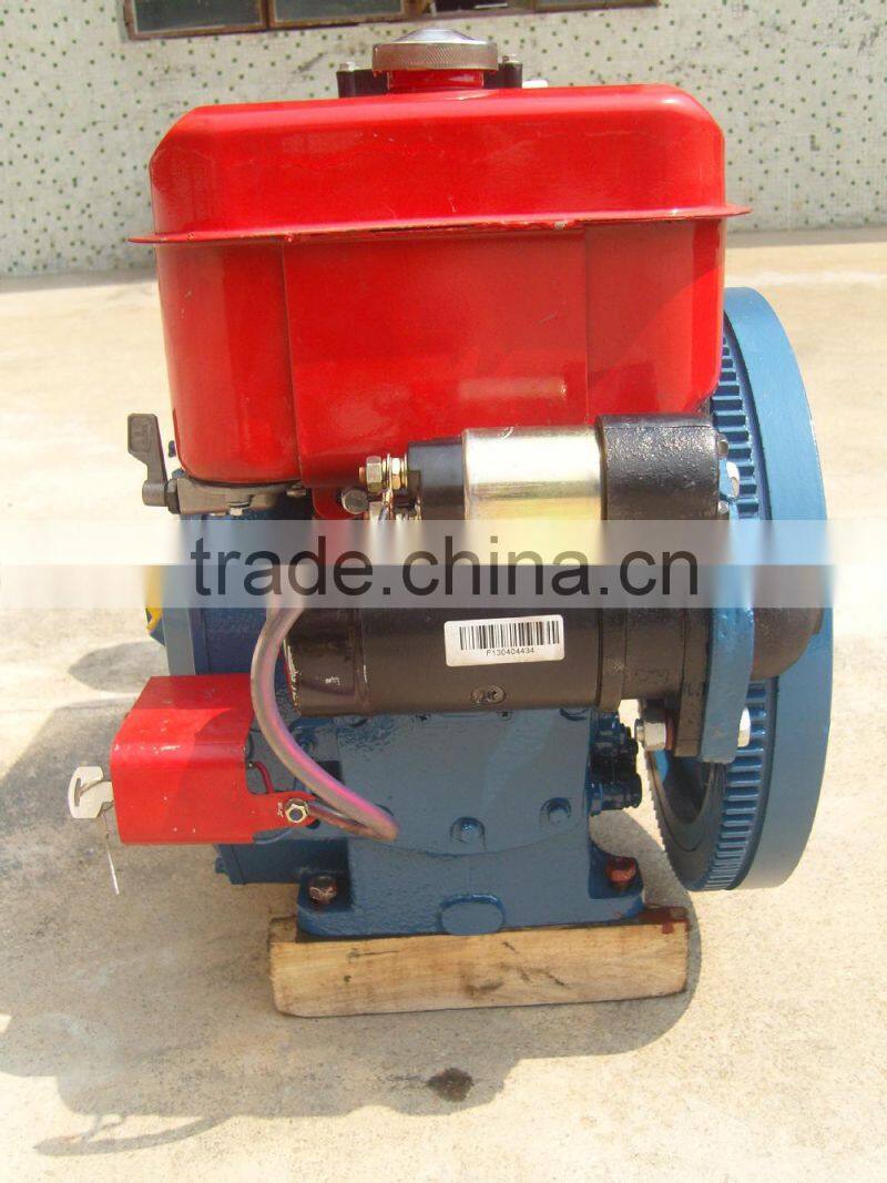 Single cylinder 4 stroke water cooled diesel engine