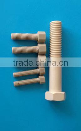 high property PEEK wear plastic industrial machinery screw
