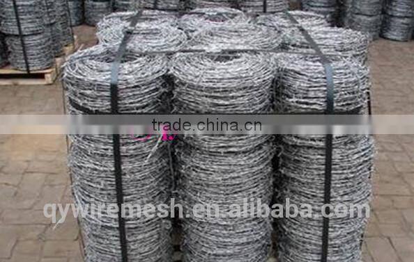 cheap galvanized plastic pvc coated barbed wire/Galvanized Barbed Wire