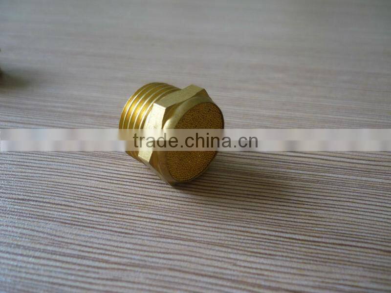 Pneumaic muffler,male threade air Silencer, Brass fitting