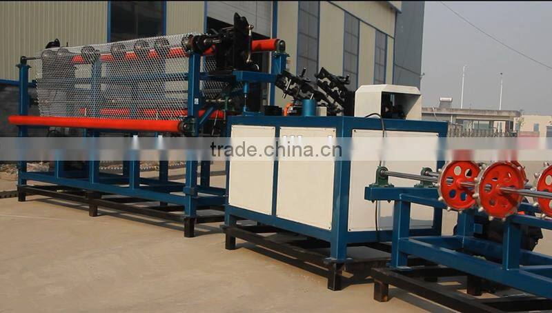 Alibaba china suppliers chain link fence weaving machine
