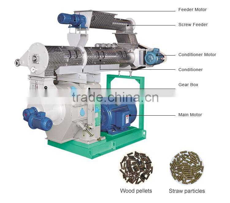 Fast delivery high technology wood pellet mill machine