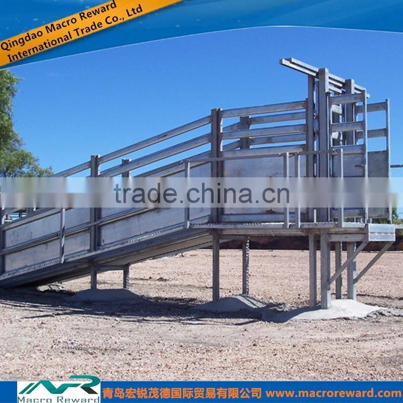 AS/NZS Q235 304 316 Steel Cattle Loading Ramp of Deluxe Edition