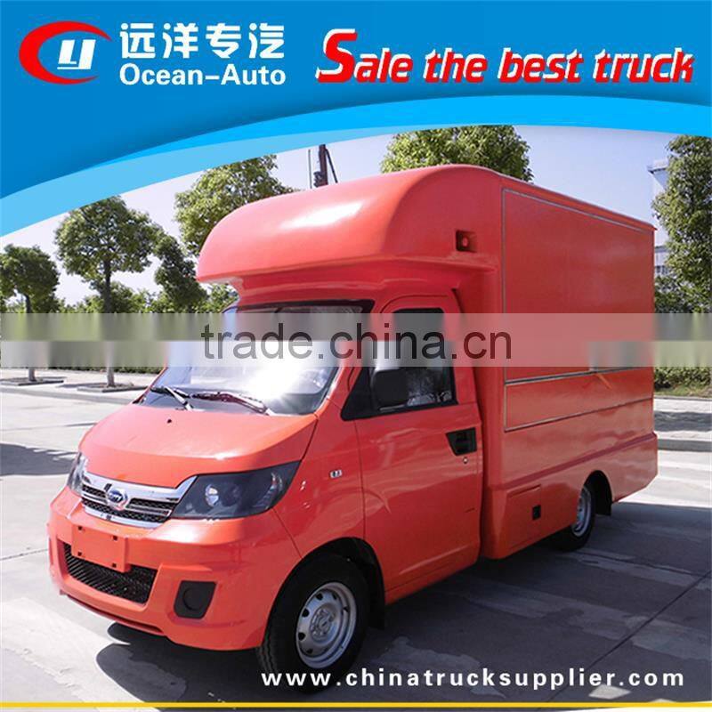 Chery 2600 wheelbase mobile food truck for sale in malaysia