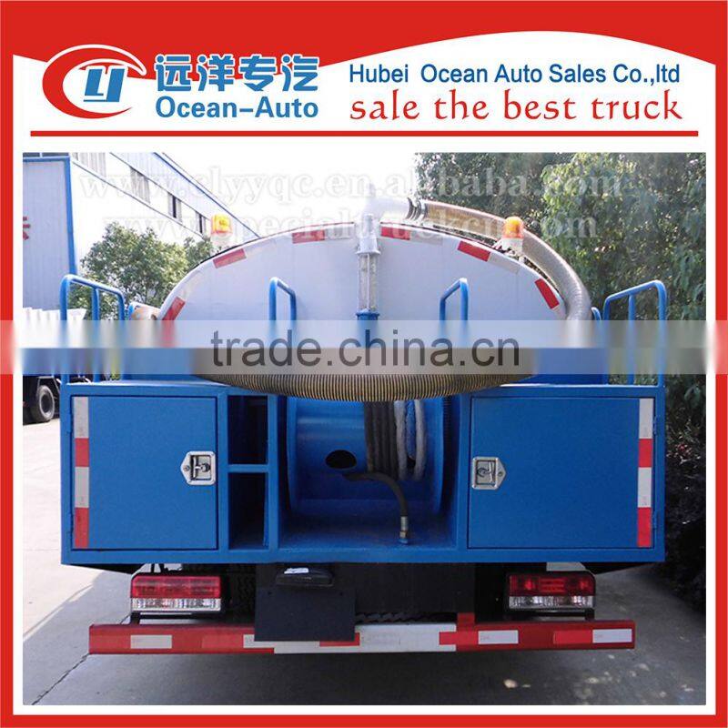 2015 factory DFAC 4000L high pressure sewer flushing vehicle