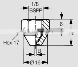 Stainless steel hollow cone mist fine spray jet water injection nozzles