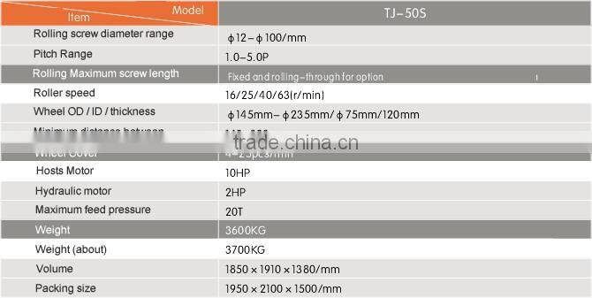 2017 new type cheap thread rolling machine for different rod diameter