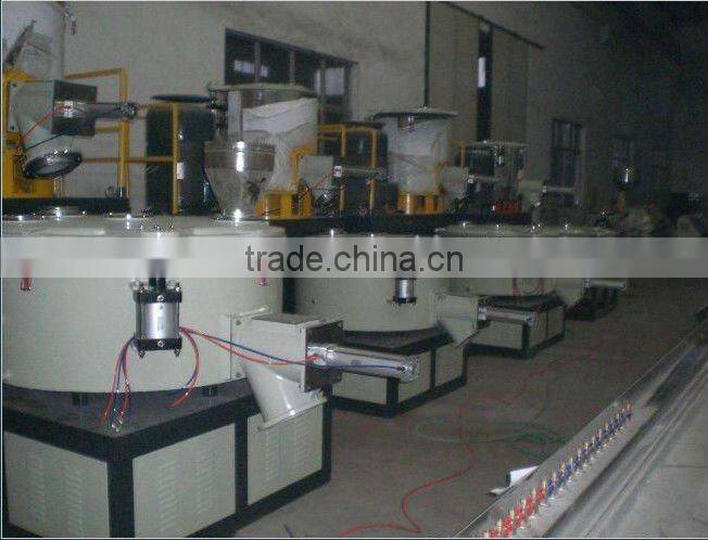 High speed PVC mixer for mixing plastic products