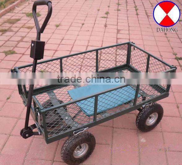 steel garden tool cart TC1842 with canvas