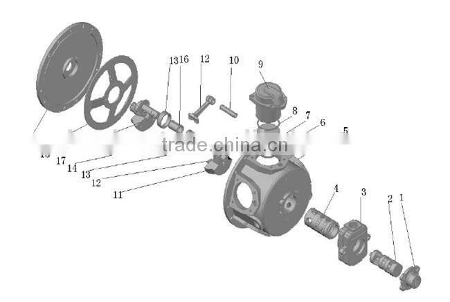 Well performance easy operated and maintained piston type pneumatic motor