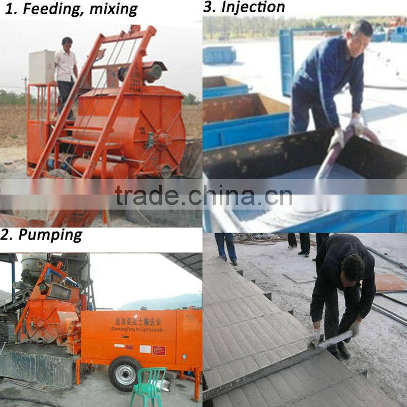 2016 CLC cellular lightweight foam concrete brick making machine for government project