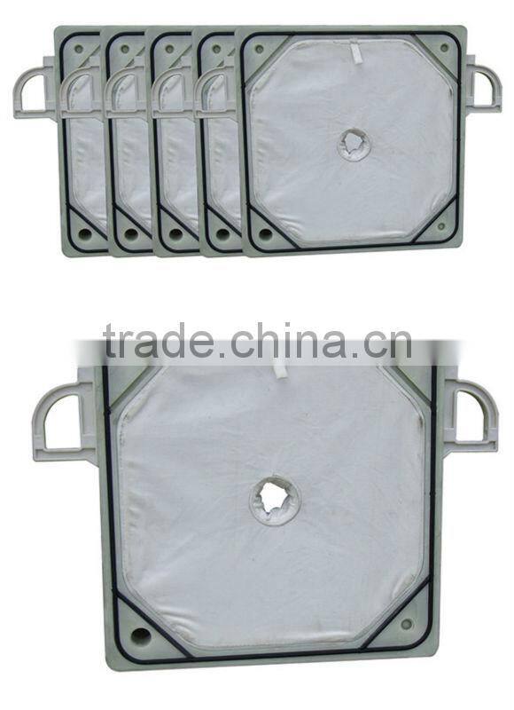 High pressure program controlled membrane biological sludge filter press