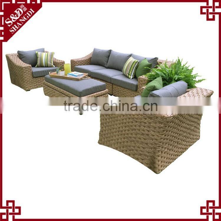 2016 new design sofa furniture outdoor terrace used rattan garden sofa
