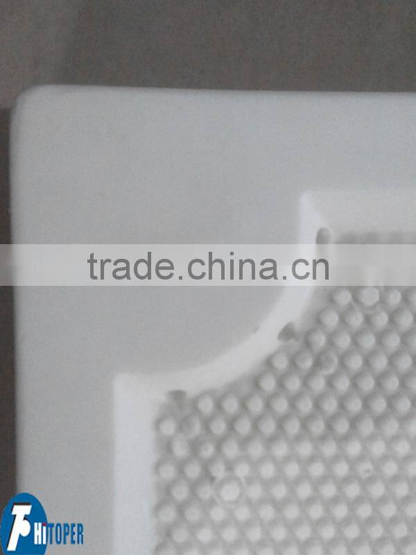 Filter press plate used in the dewatering treatment of water purification