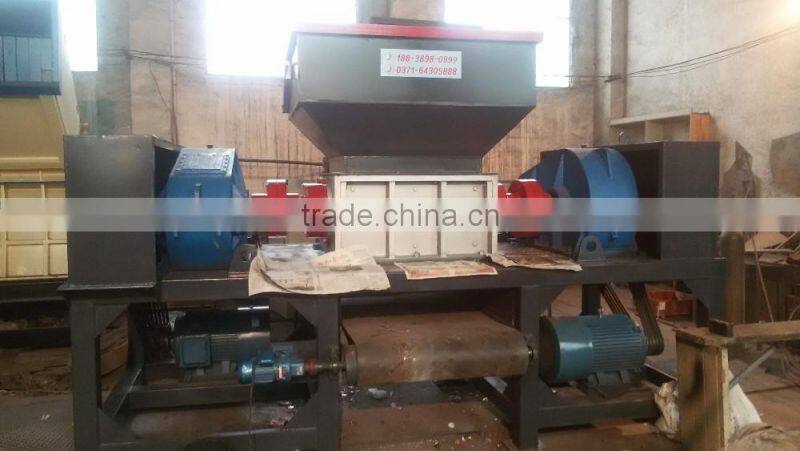 Plastic Shredder Machine/ Waste Rubber Shredder Machine/ Waste Wood Shredder Machine-- Wechat: 835019127