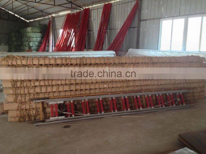 aluminum telescopic fire ladder with extension steps