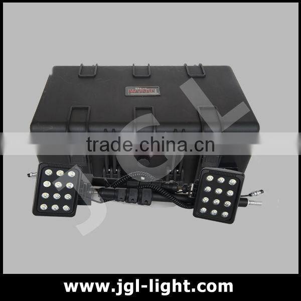 Portable mobile led floodlight for military RLS512722-72w rechargeale led work light