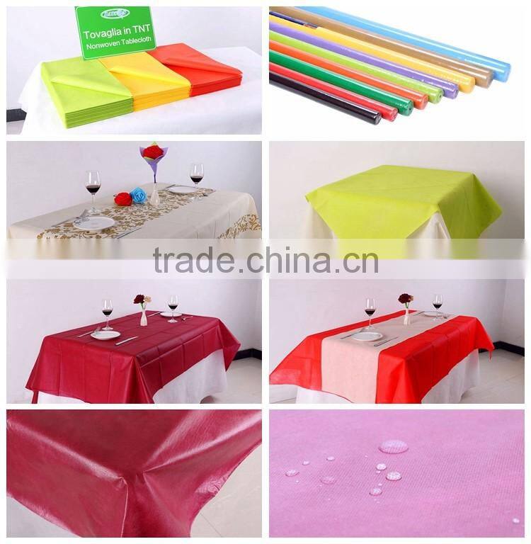 New Products On China Market Pp Fabric Tablecloth Lines Polypropylene Rolls