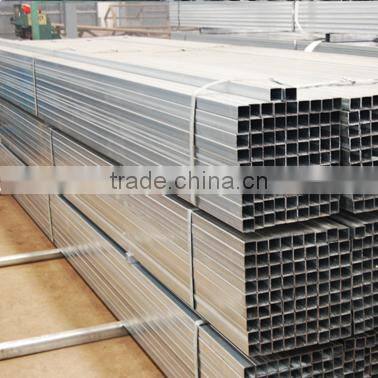 60GSM 30*40*1.1mm pre galvanised steel pipe hollow section