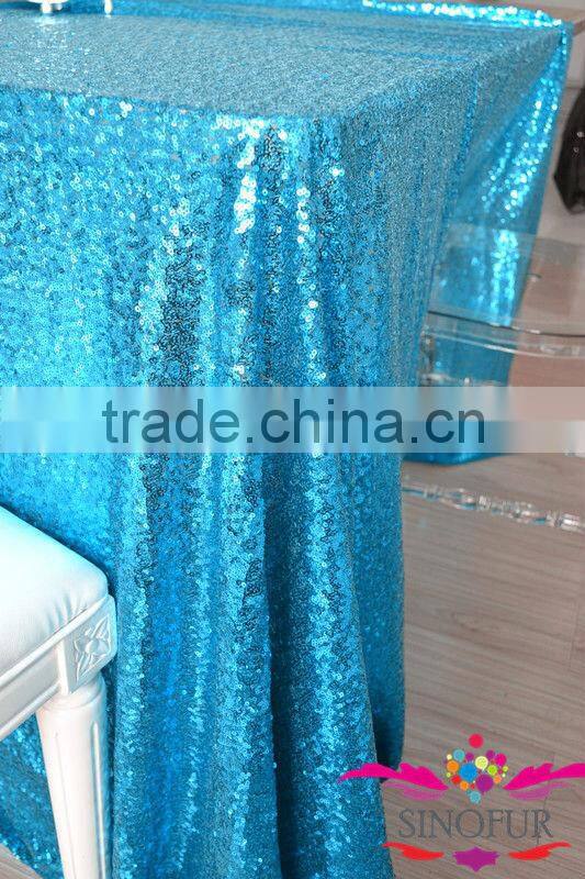 wedding sequin table overlays