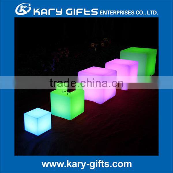 Rechargeable Multi Color Light Glow Cube LED Furniture