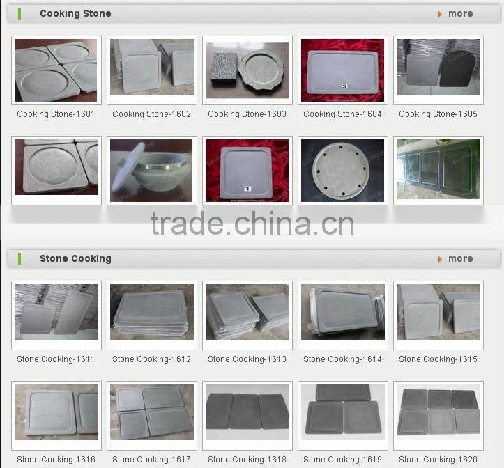 Lava stone cooking , natural stone cook