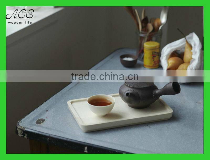 Rectangle wooden serving tray