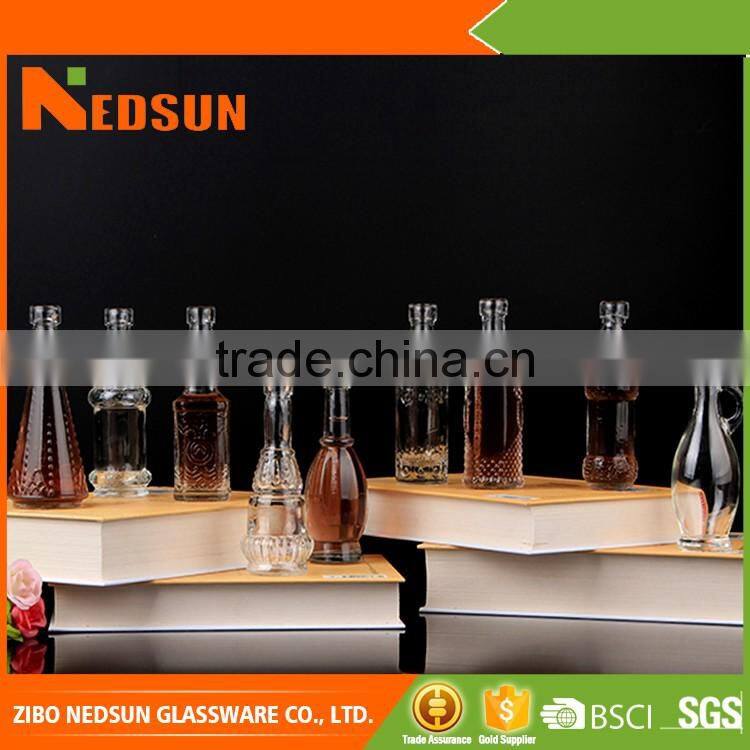 Popular 50ml glass olive oil bottle in different design