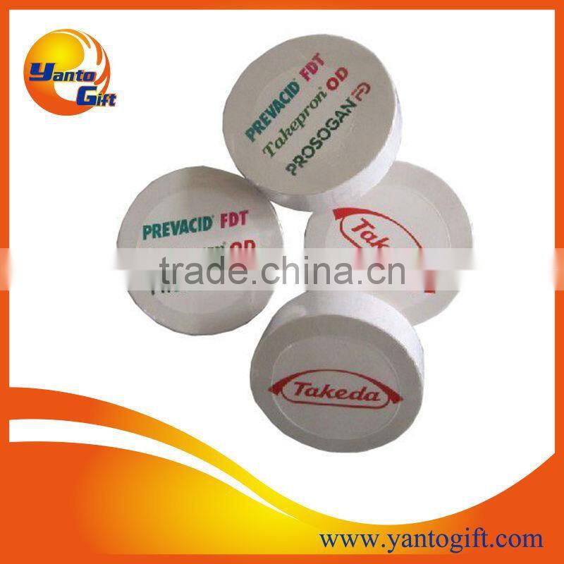 100% cotton terry towel compressed in round shape