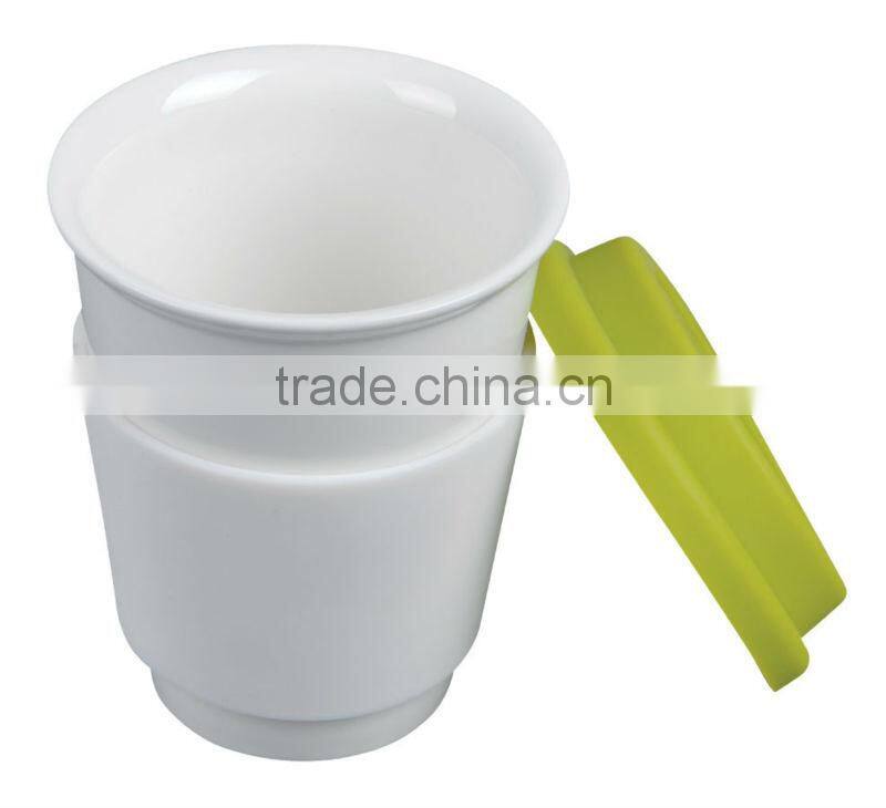 Hot food grade silicone coffee cup sleeve