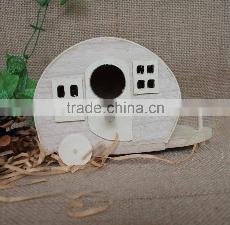 Custom small house shaped decorative wooden christmas gift boxes