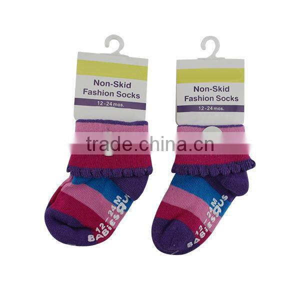 2014 Fashion non skid baby rumi socks