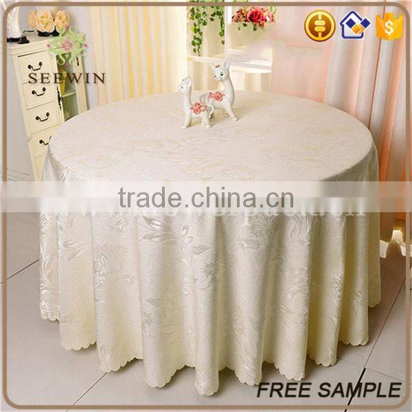 cord embroidery polyeser table cloth