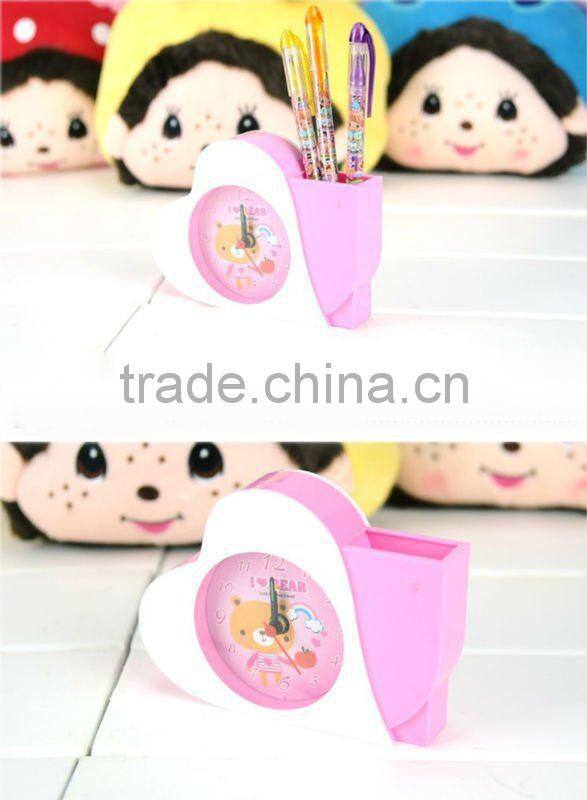 Cartoon shaped pen alarm clock